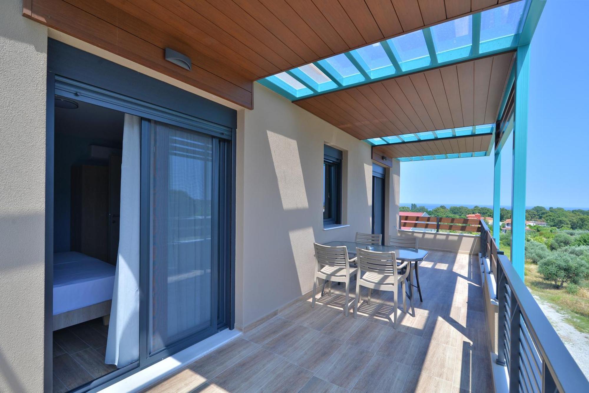 Niel Holiday Apartments, Panel Hospitality Homes & Villas Leptokaryá Eksteriør billede