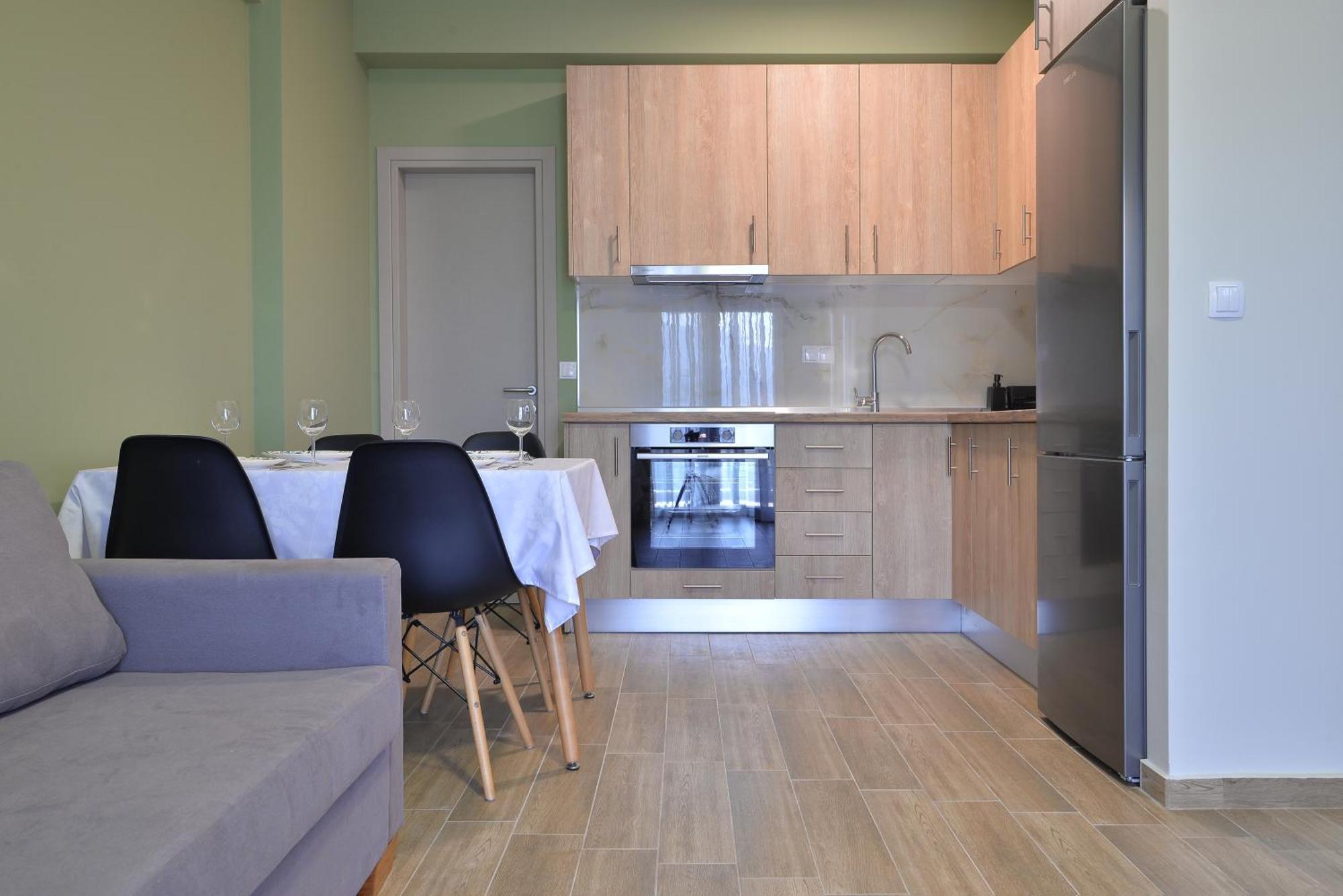Niel Holiday Apartments, Panel Hospitality Homes & Villas Leptokaryá Eksteriør billede