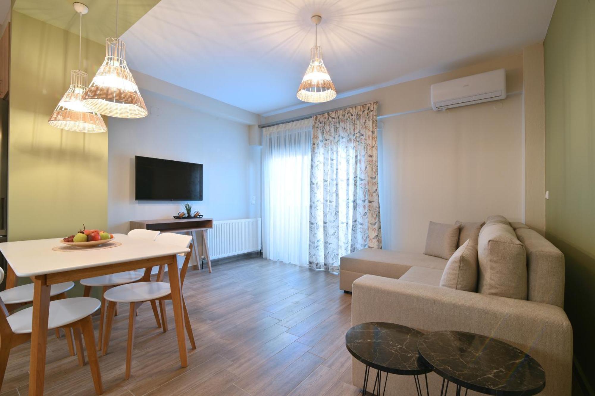 Niel Holiday Apartments, Panel Hospitality Homes & Villas Leptokaryá Eksteriør billede