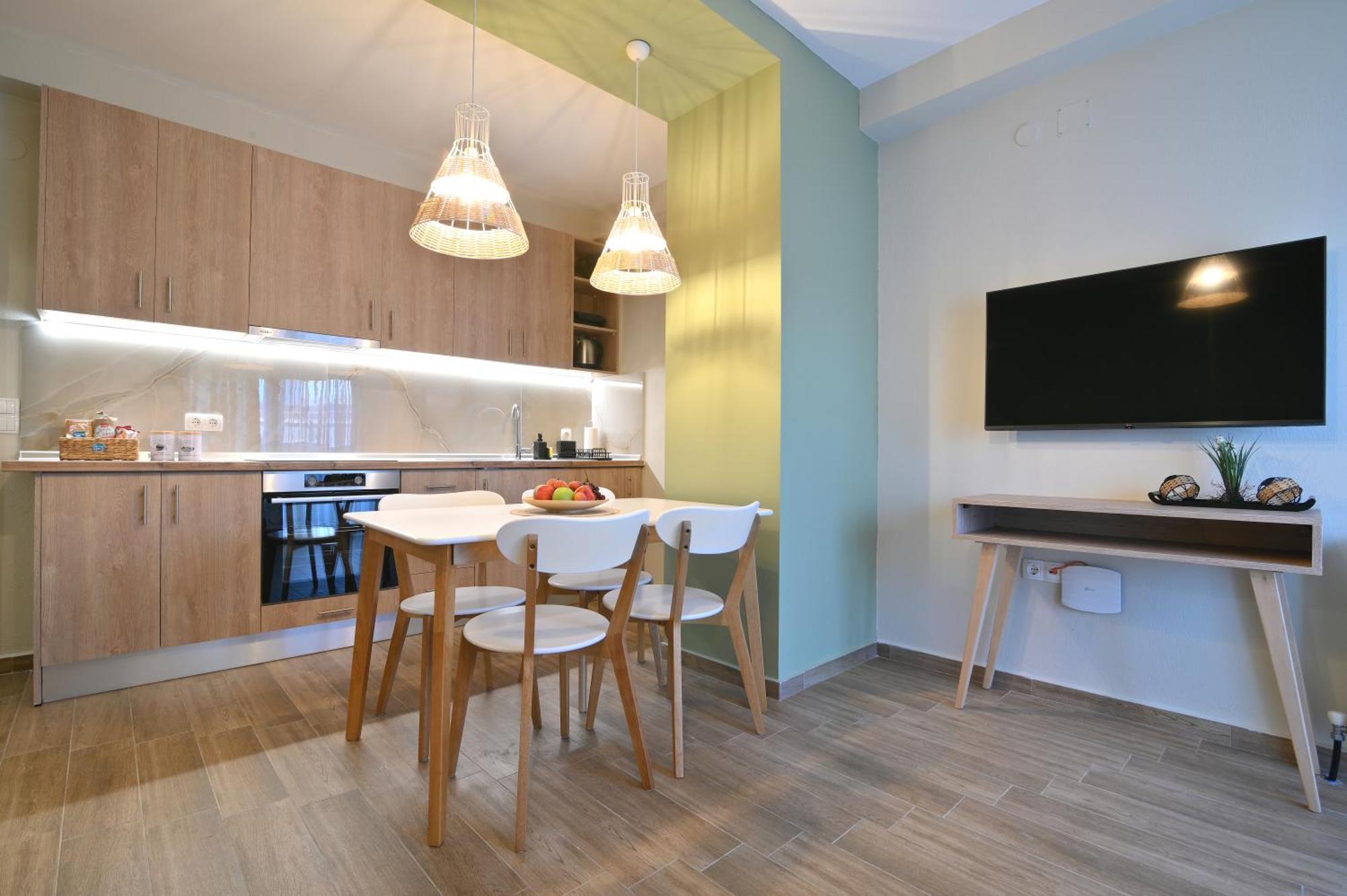 Niel Holiday Apartments, Panel Hospitality Homes & Villas Leptokaryá Eksteriør billede